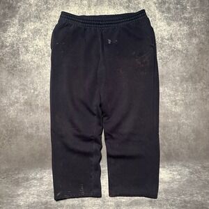 Y2K‎ Nike Baggy Navy Sweatpants Men's Large Sportswear Fleece